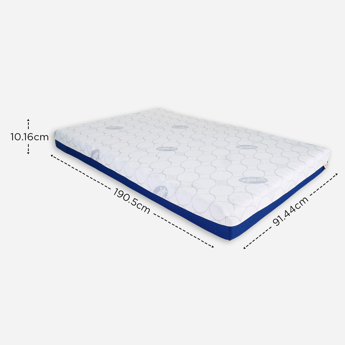Uratex Airlite Wind Mattress - 4 x 36 x 75in.