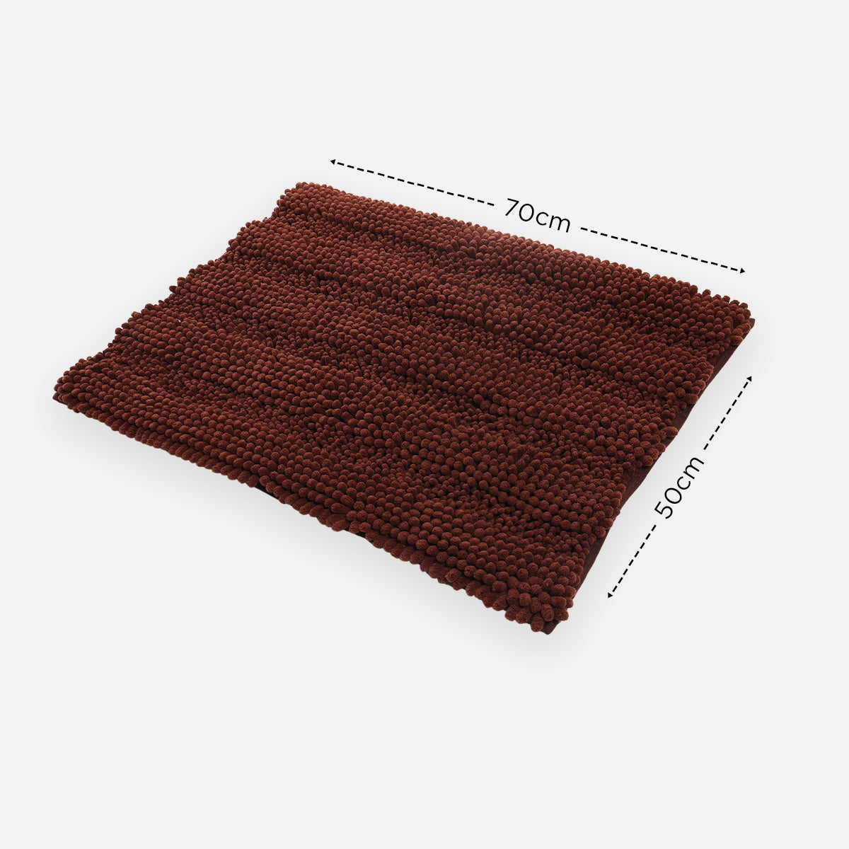 V&E Bath Mat (Brown) - 50x70cm