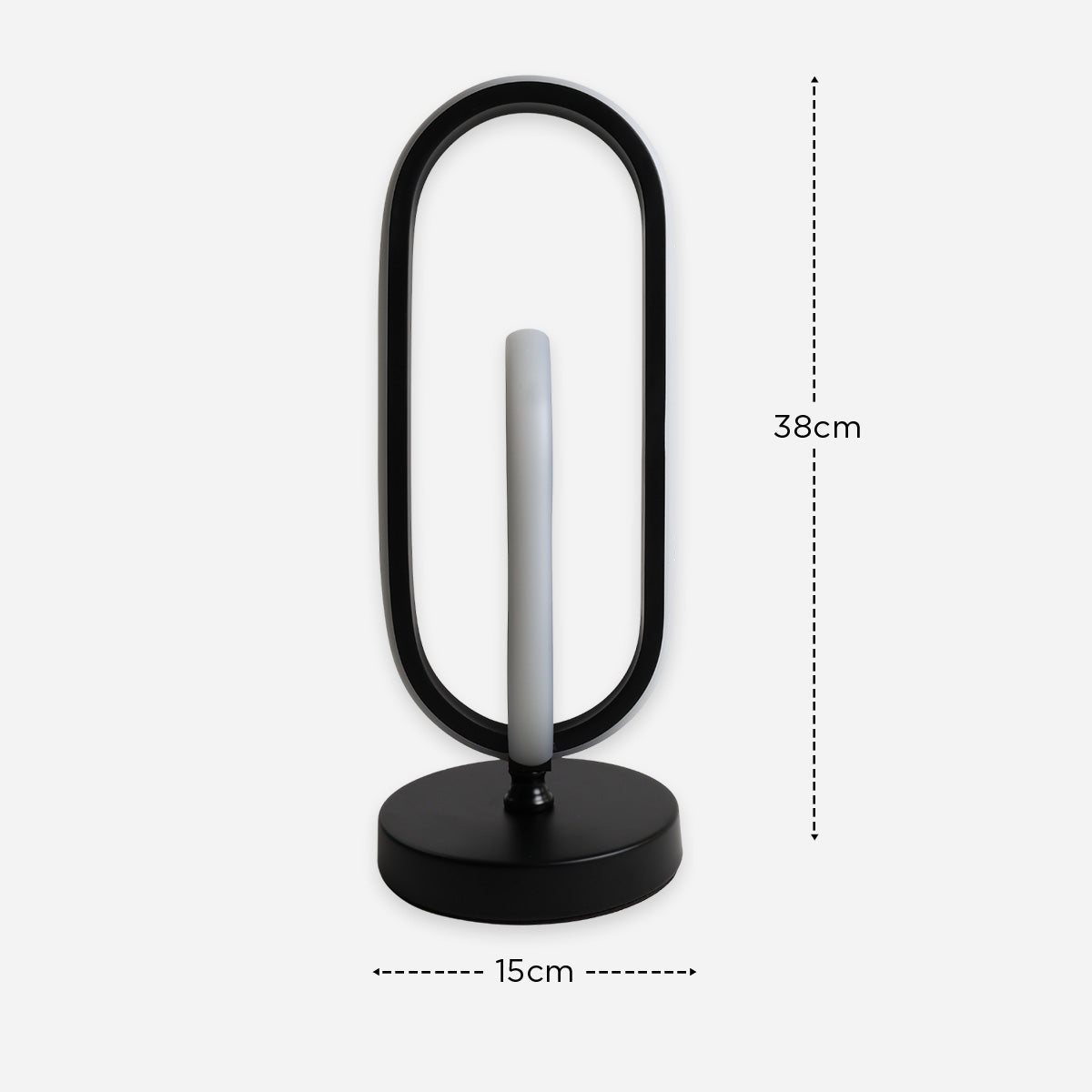 Lunarx Paper Clip Table - Black