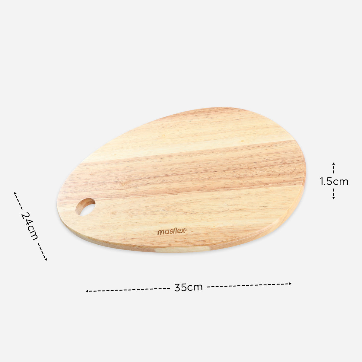 Masflex Wooden Charcuterie Chopping Board
