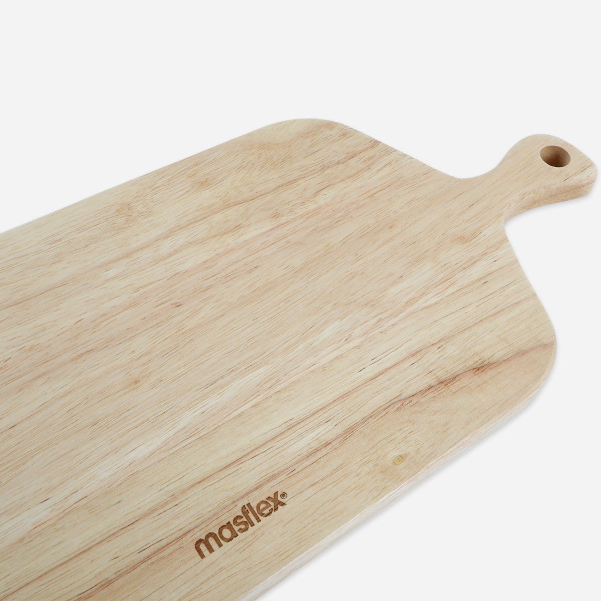 Masflex Wooden Charcuterie Chopping Board with Dual Handle