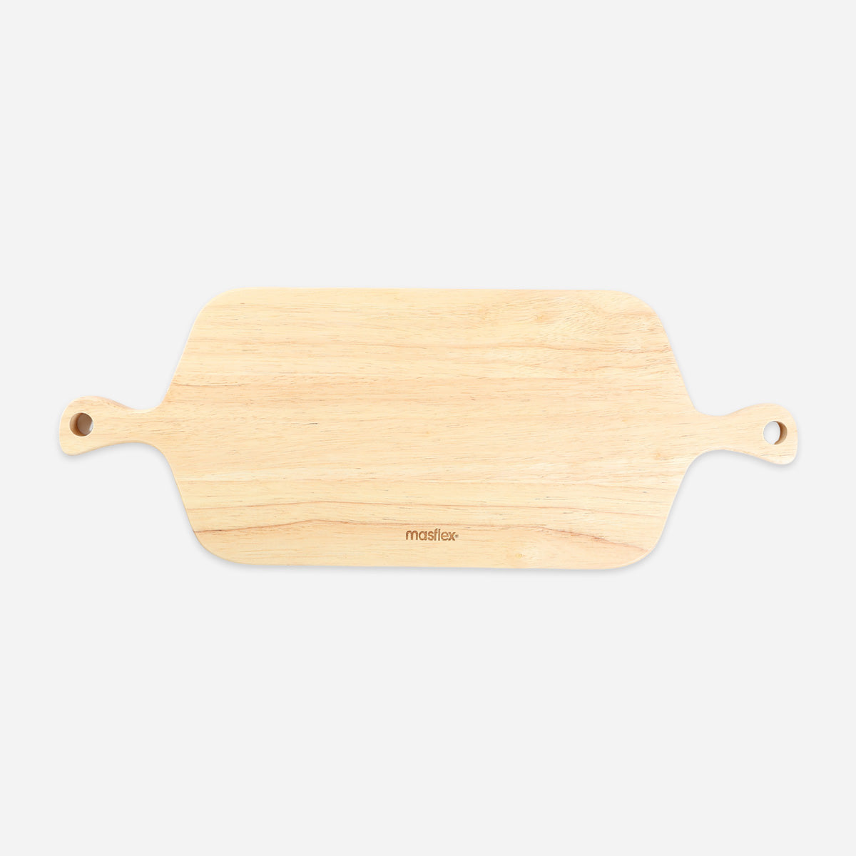 Masflex Wooden Charcuterie Chopping Board with Dual Handle