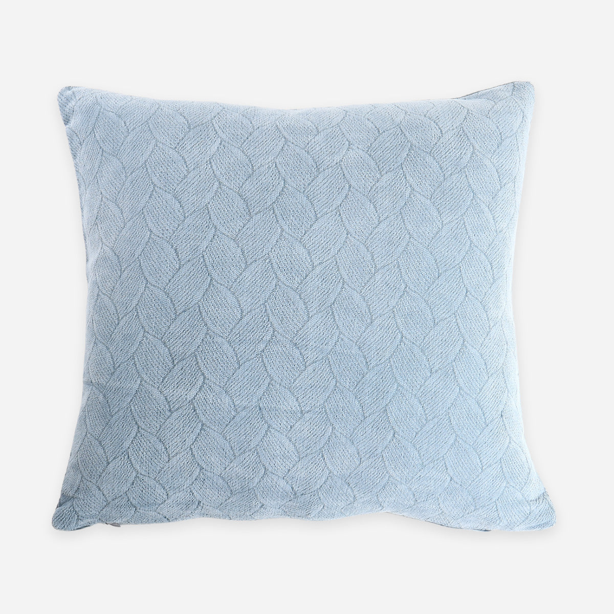SM Home Throw Pillowcase Weave Embossed Pattern (Blue) - 45x45cm