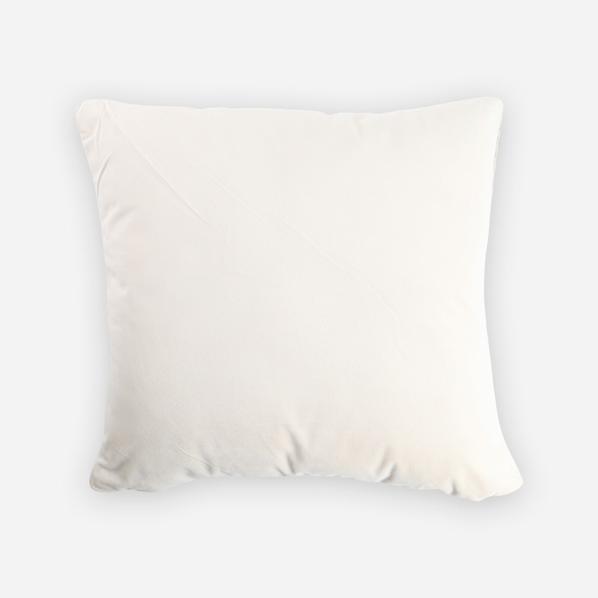 SM Home Throw Pillowcase Weave Embossed Pattern (Khaki) - 45x45cm