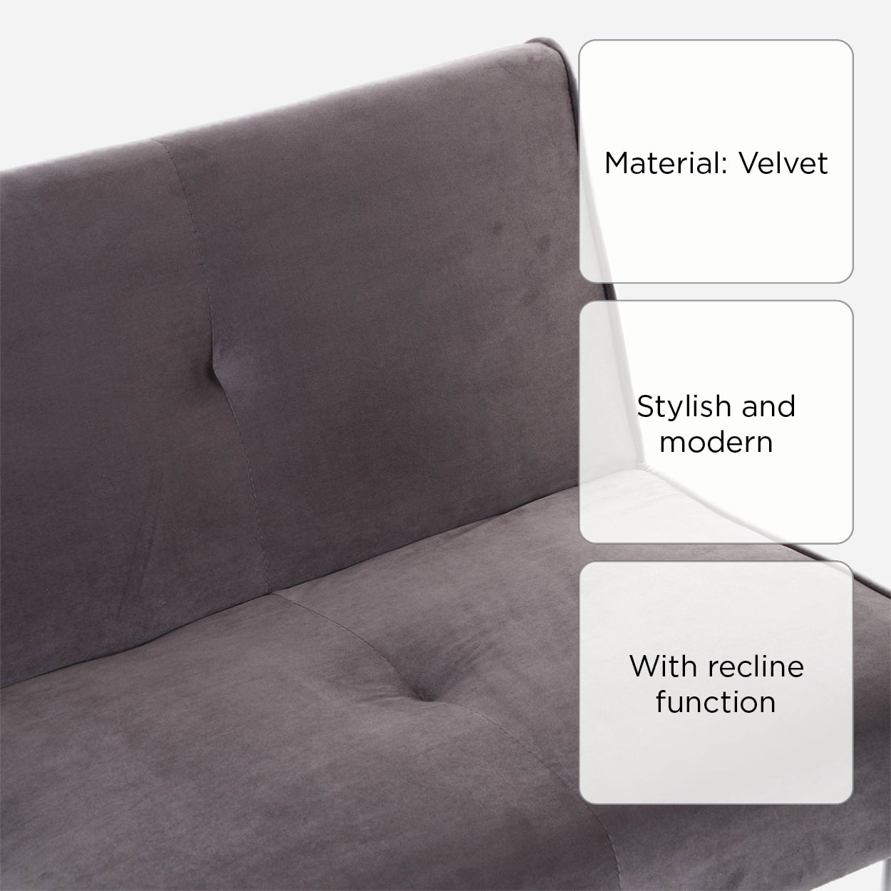 Sierra Sofabed - Dark Gray