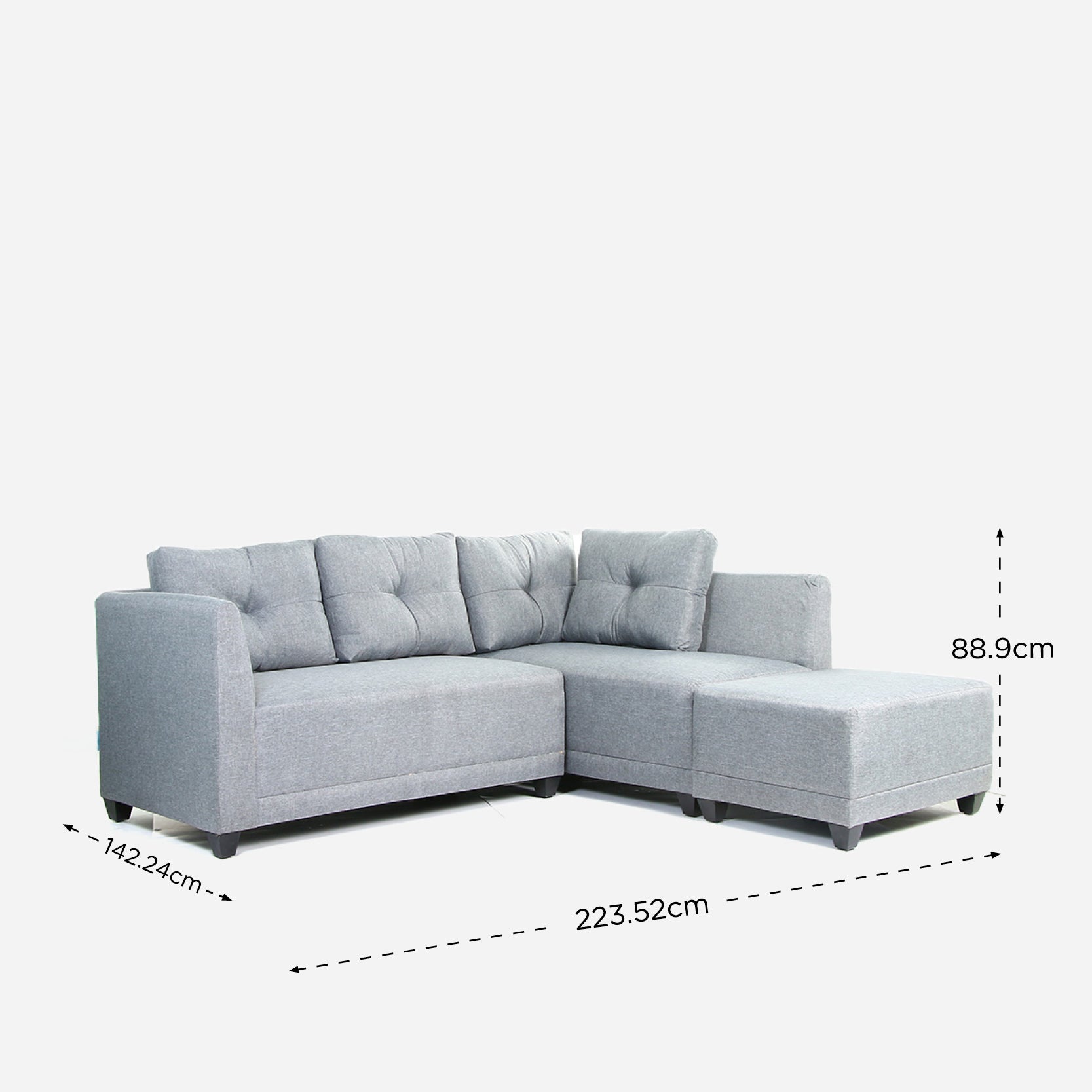 Cushy L-Shape Sofa