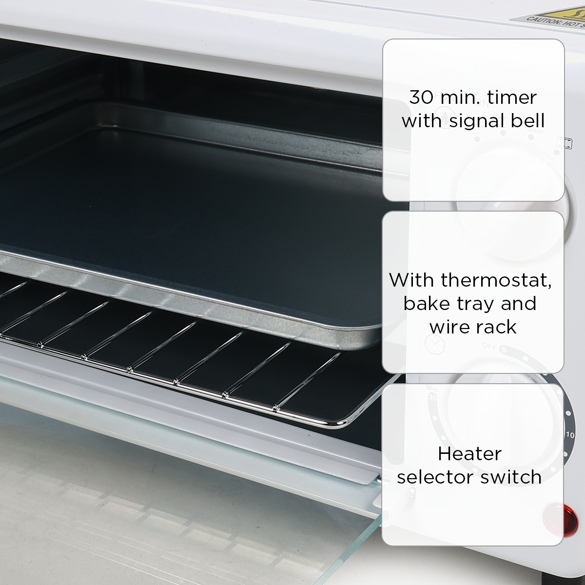 3D Oven Toaster OTV11A - White