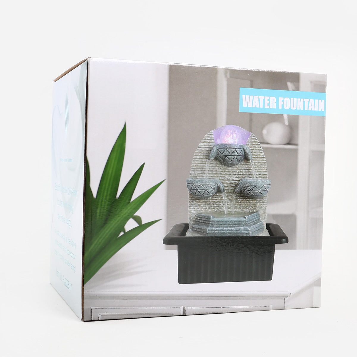 SM Home RJ200517 Water Fountain w/ Rolling Ball & Color Light