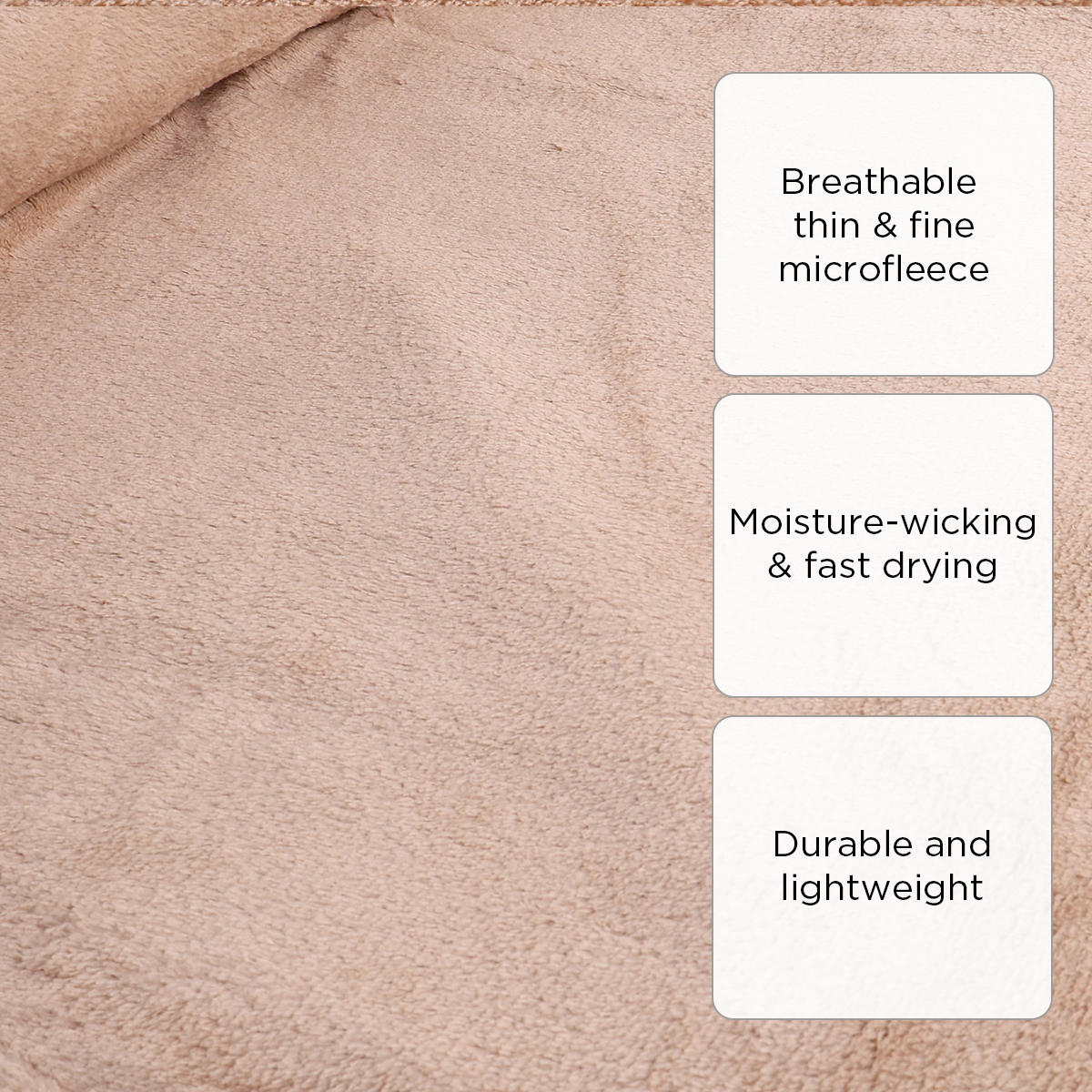 Dream Mate Micro Coral Fleece Blanket (Brown) - 60x80in