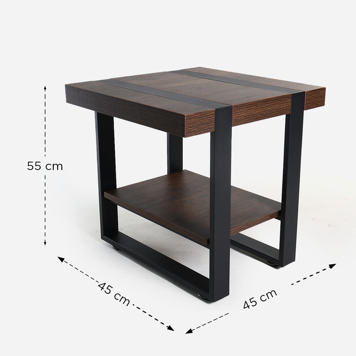 Yori Iku Side Table - Dark Oak