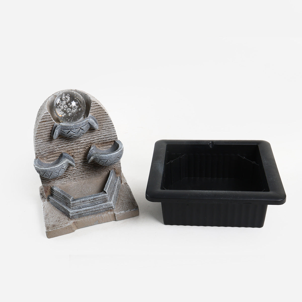 SM Home RJ200517 Water Fountain w/ Rolling Ball & Color Light