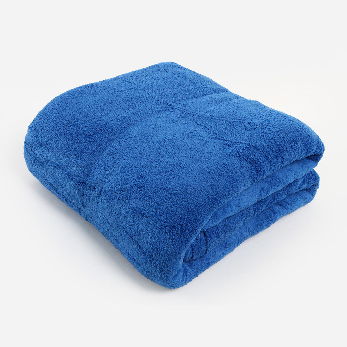 V&E Micro Fleece Blanket (Blue) - 80x90in
