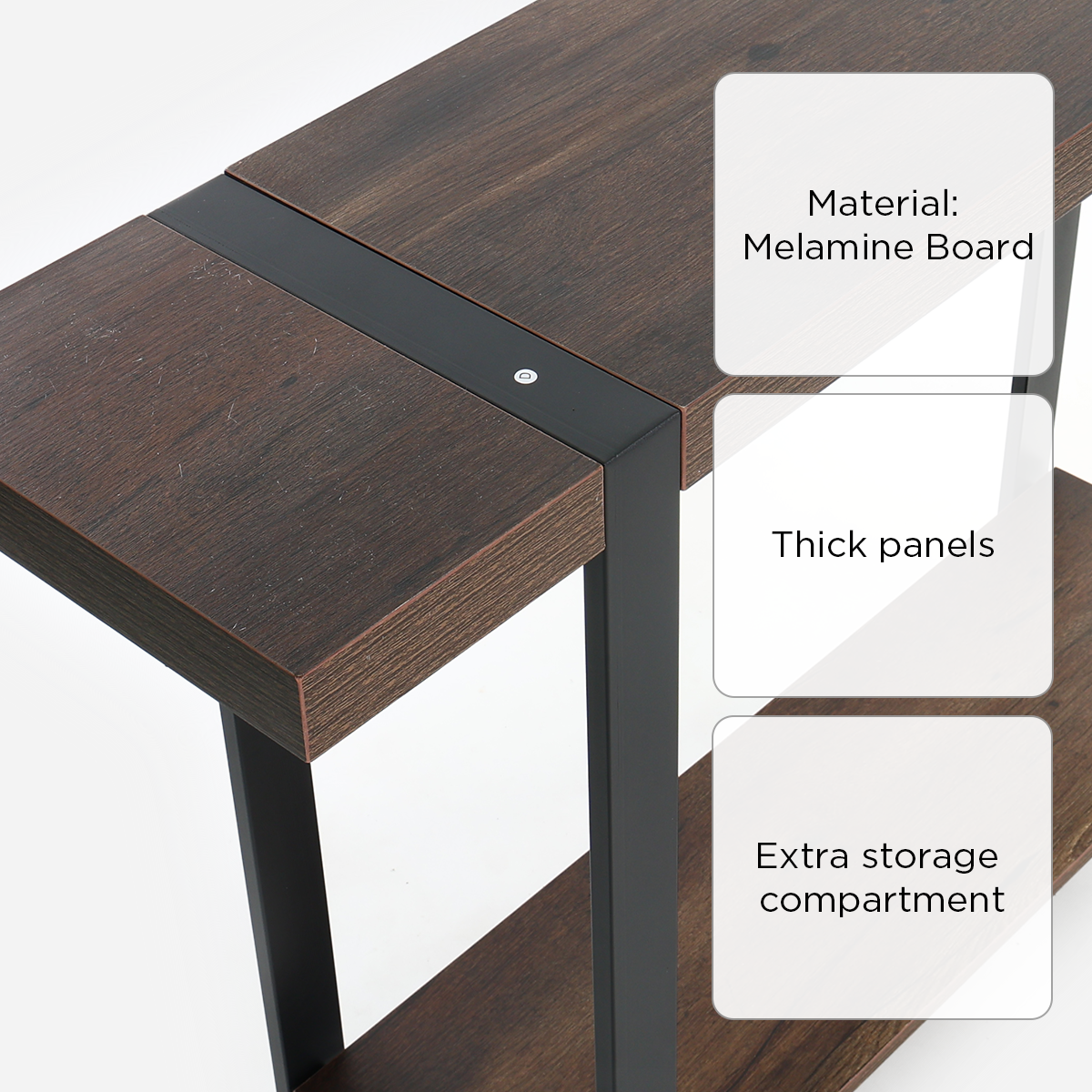 Yori Iku Console Table - Dark Oak