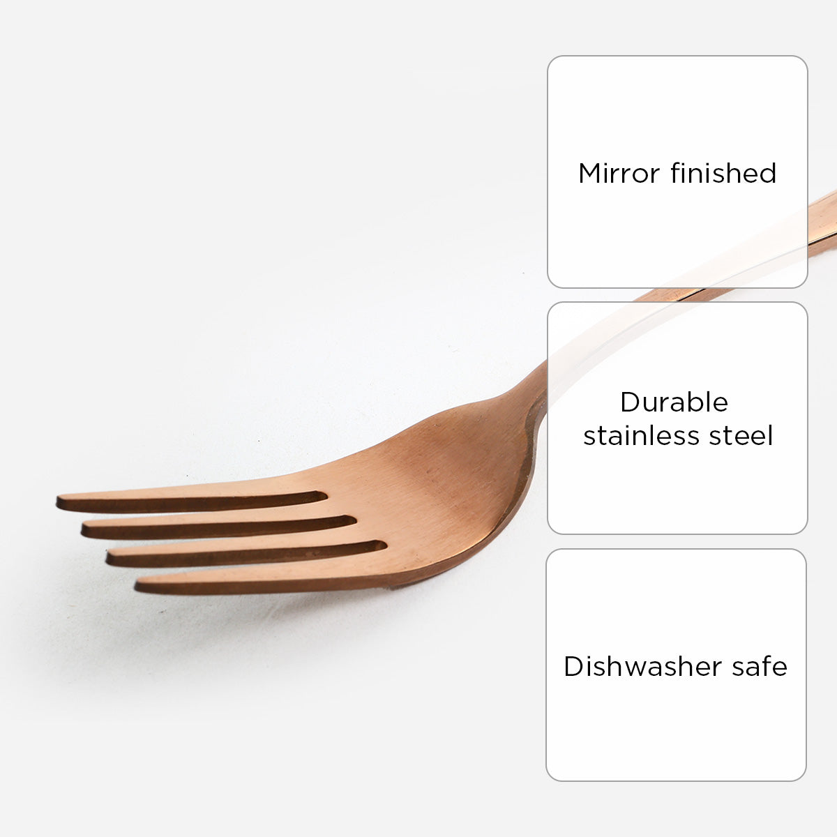 Masflex Dinner Fork - Rose Gold