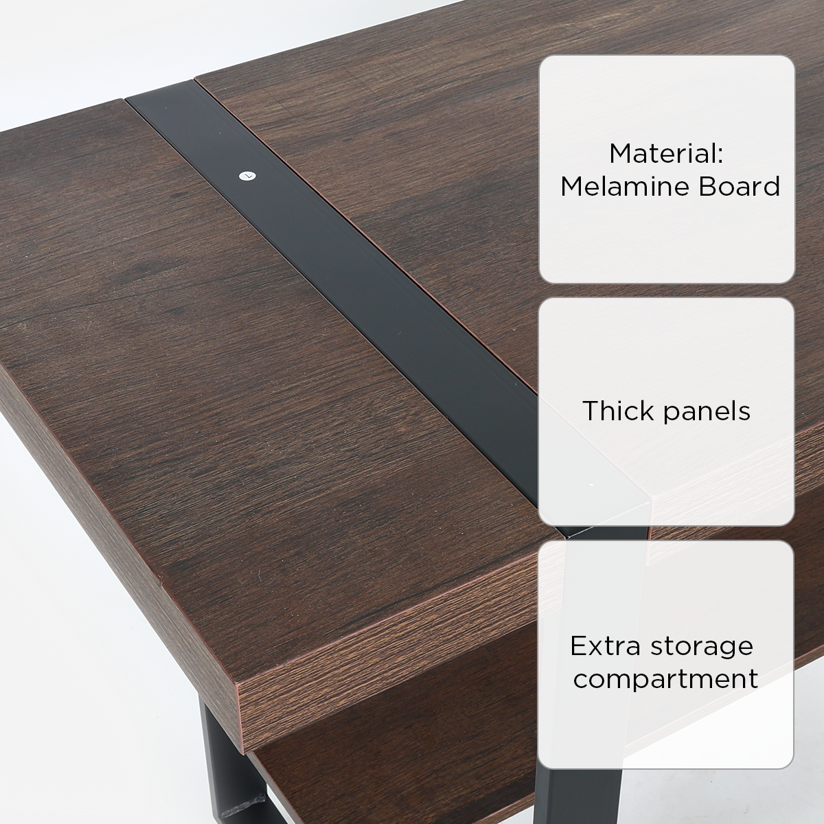 Yori Iku Desk - Dark Oak