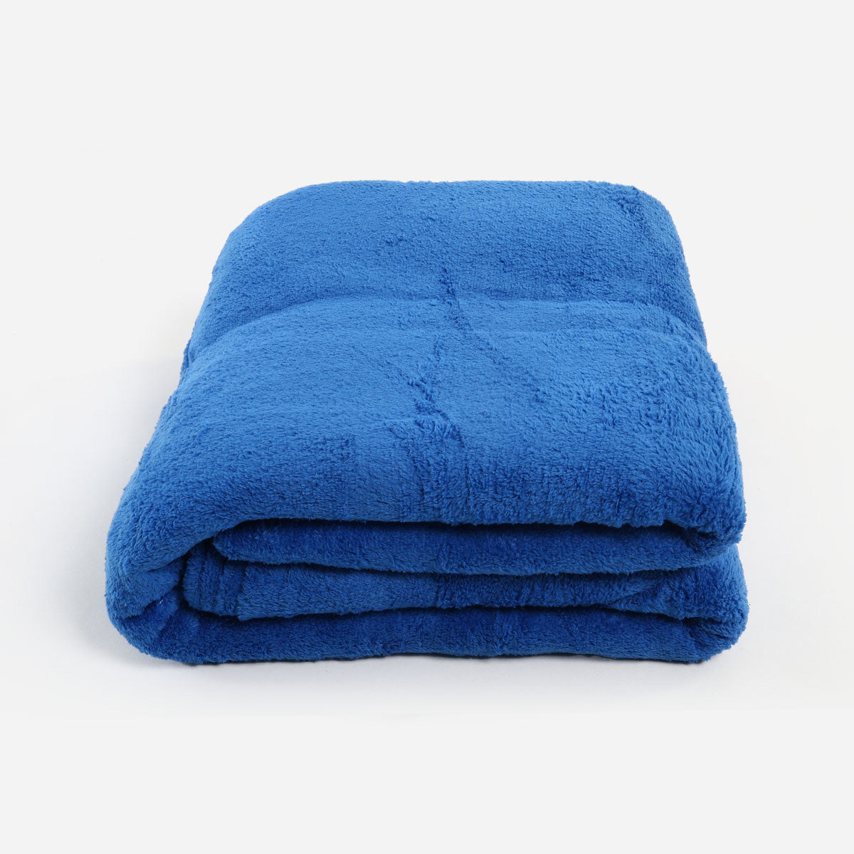 V&E Micro Fleece Blanket (Blue) - 80x90in