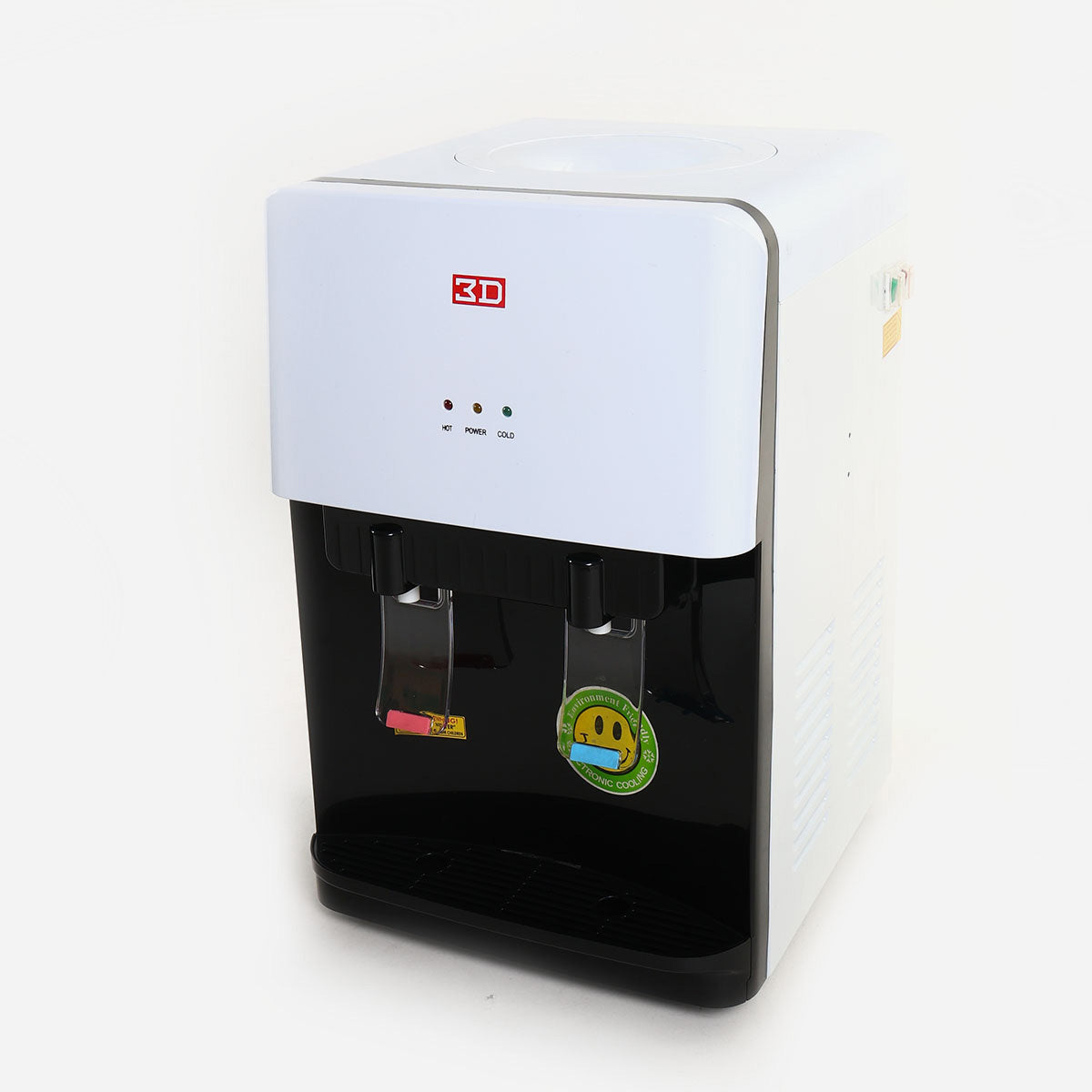 3D Table Top Hot and Cold Water Dispenser - White