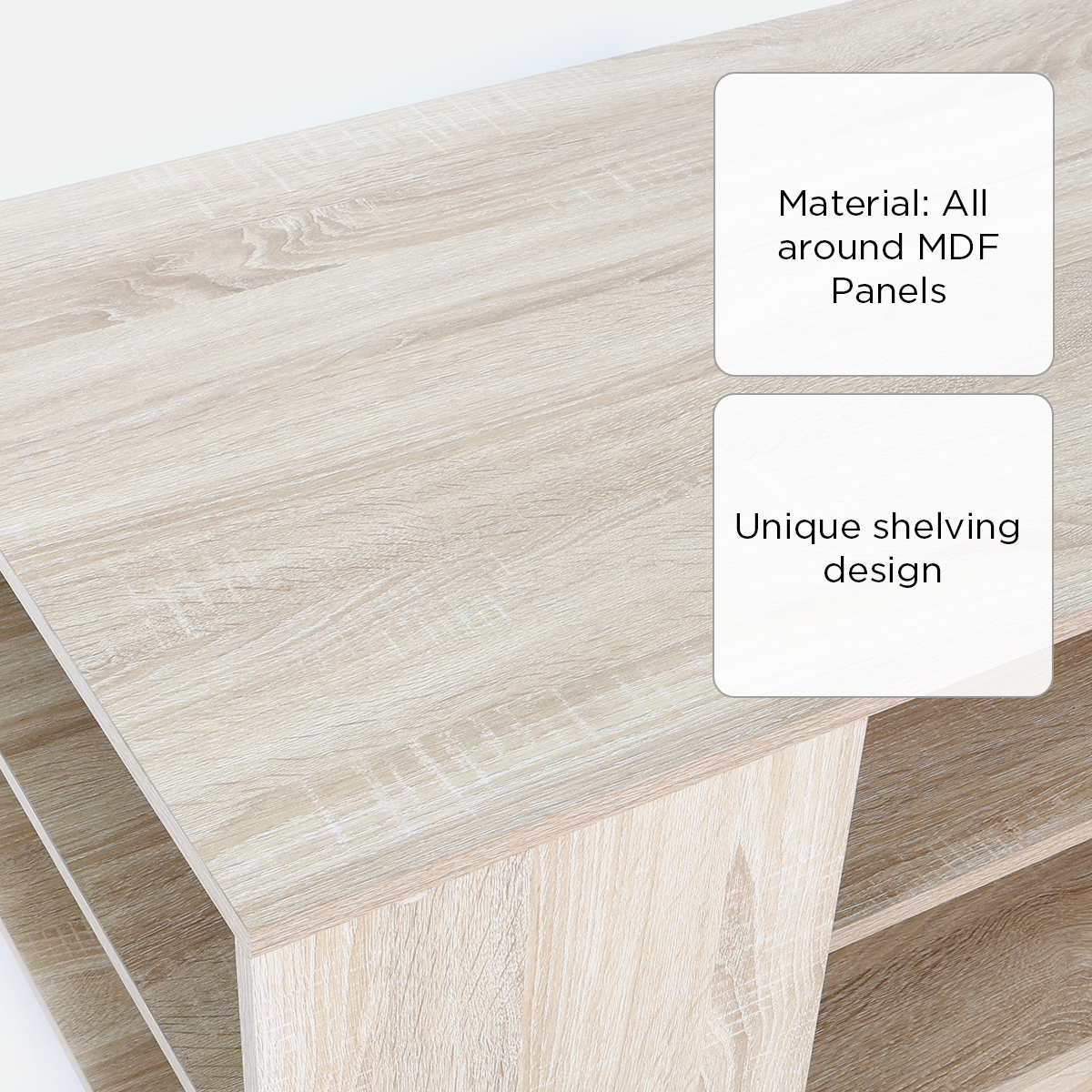 Yori Sefu Center Table - Light Oak