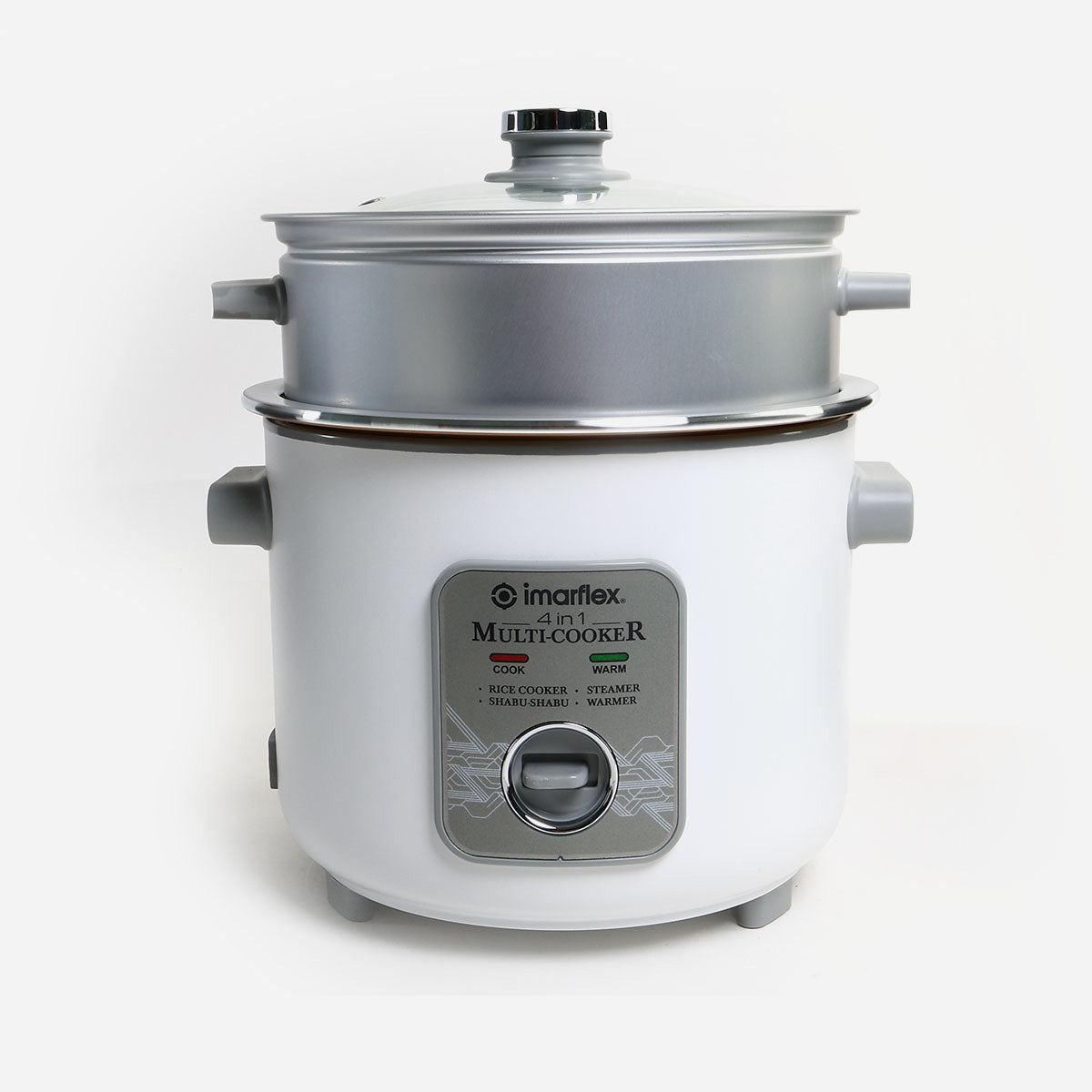 Imarflex Rice Cooker IRC22LC (White) - 2.2L