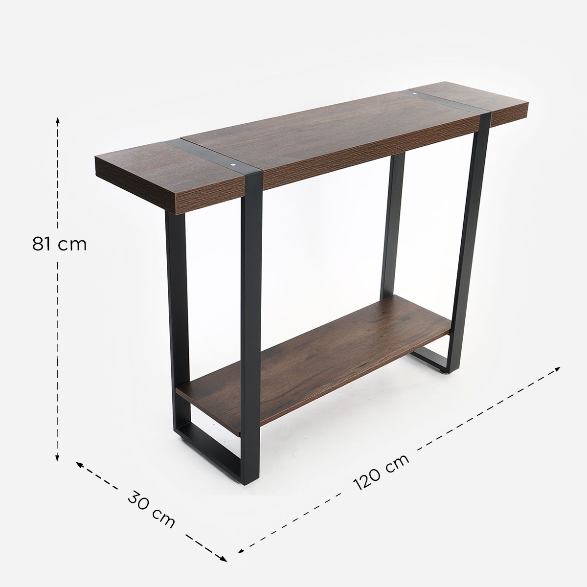 Yori Iku Console Table - Dark Oak