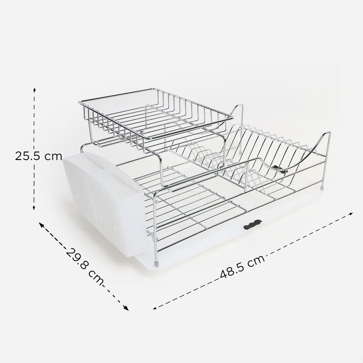 Masflex Dish Drainer with Glass Tray