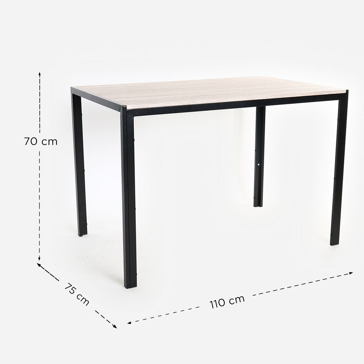 Yori Shoji Stackable 4 seater Dining Set - Light Oak