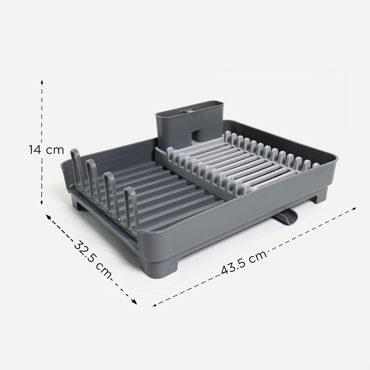 Masflex Compact Dish Rack with Swivel Spout – SM Home