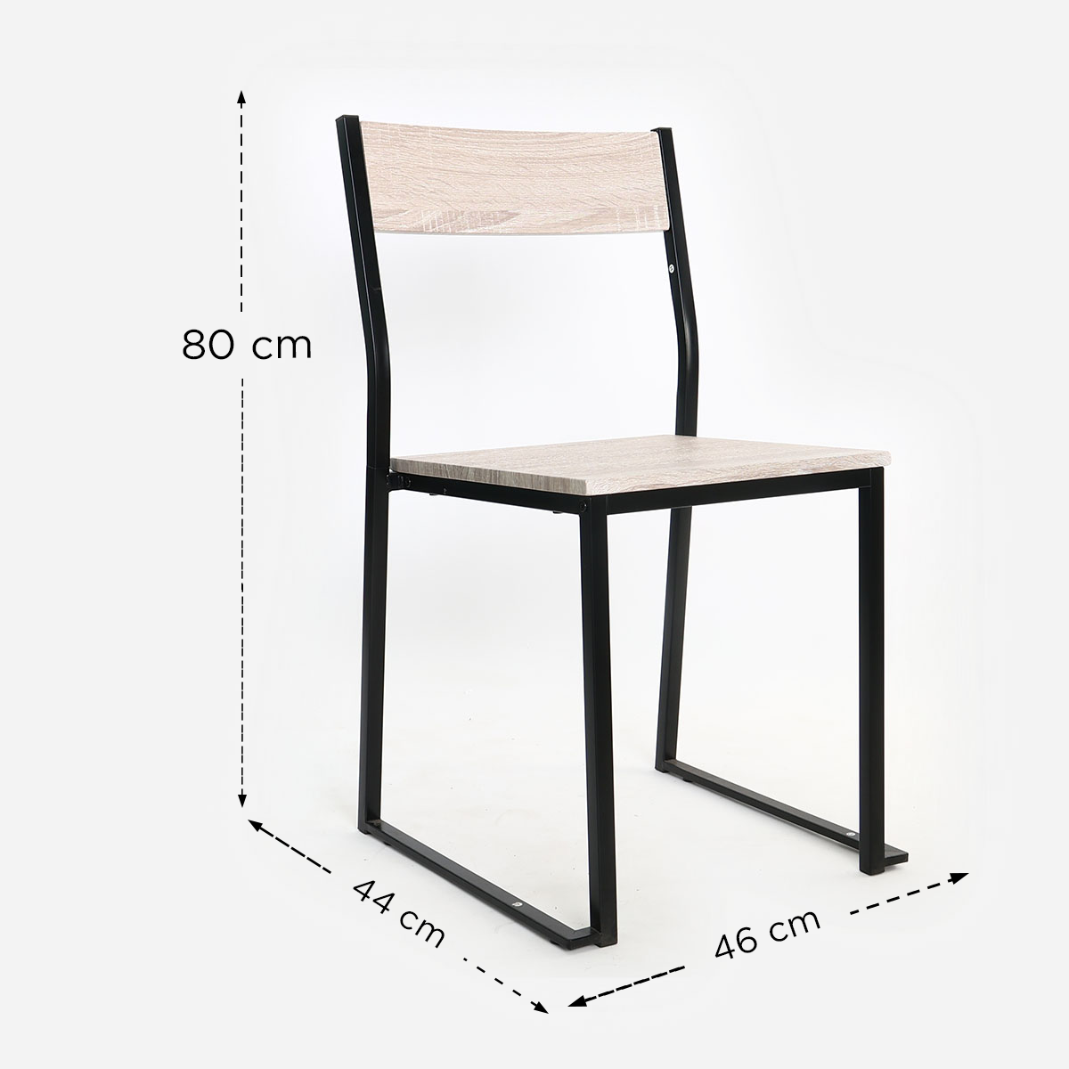 Yori Shoji Stackable 4 seater Dining Set - Light Oak