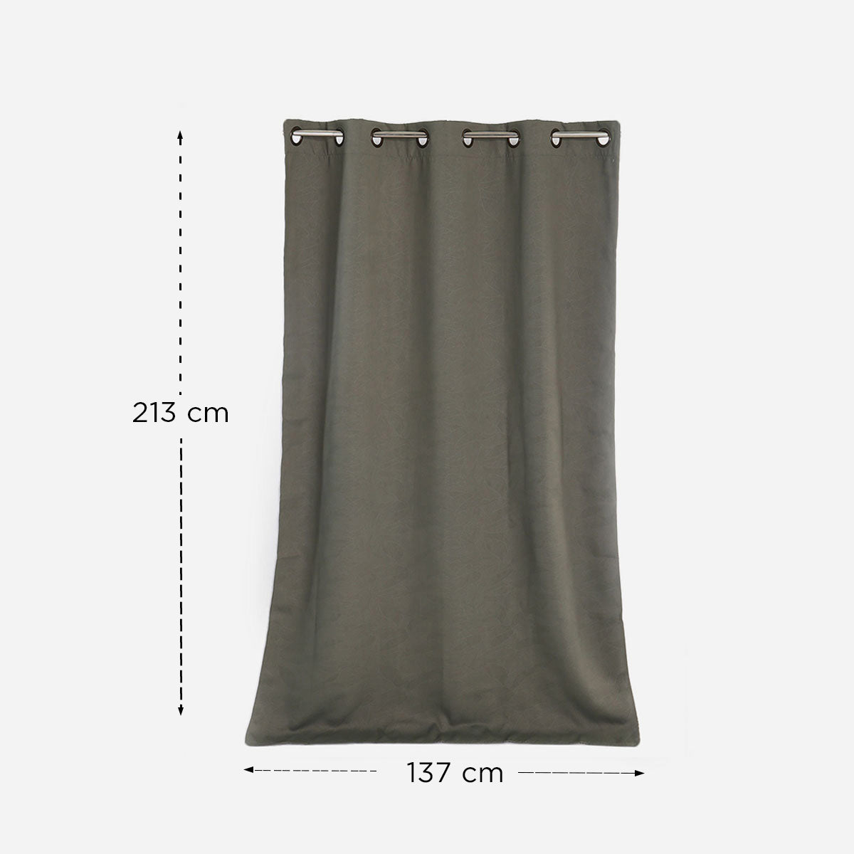 Hosh Full Blackout Window Curtain - Army Green