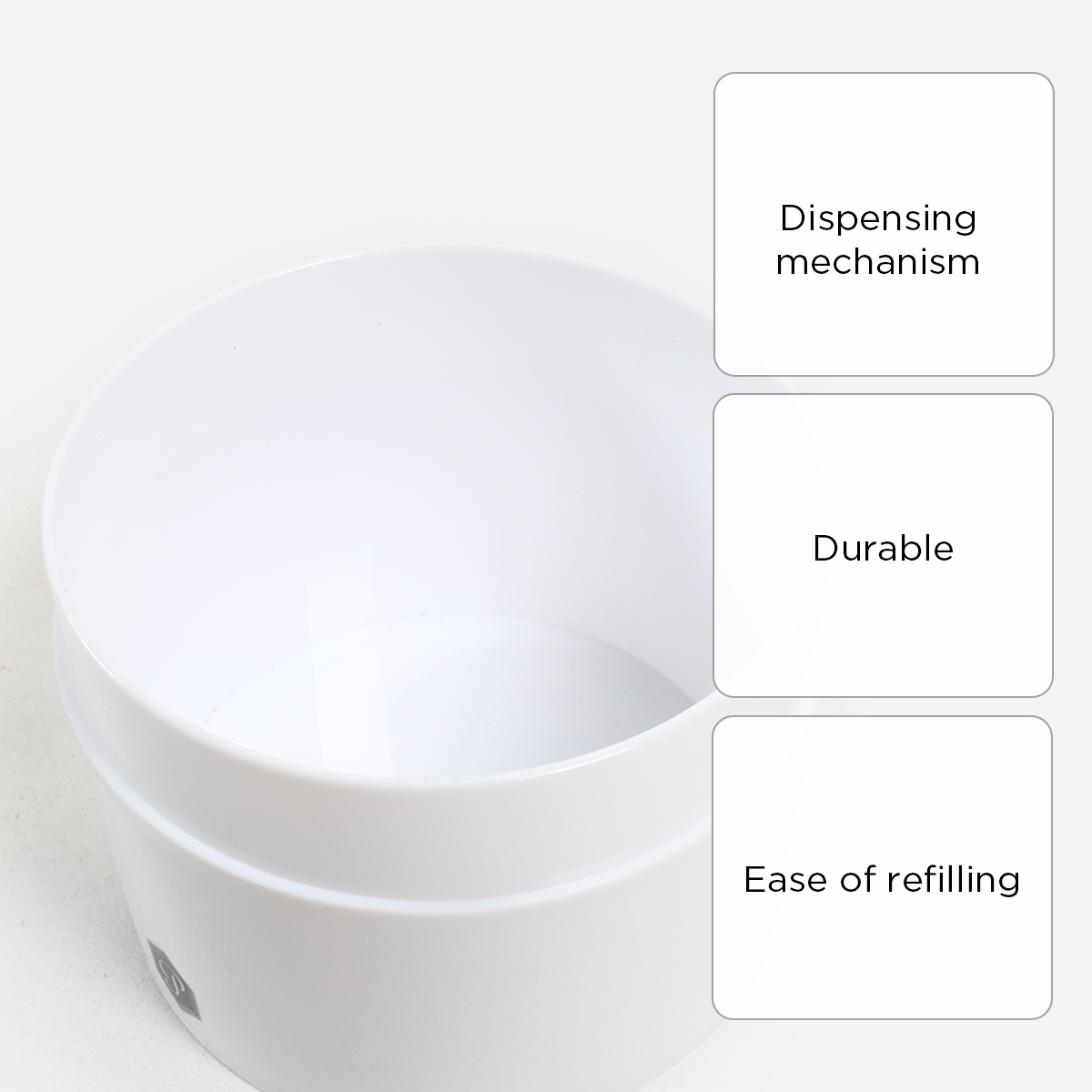 Primeo Bamboo Cotton Jar - White