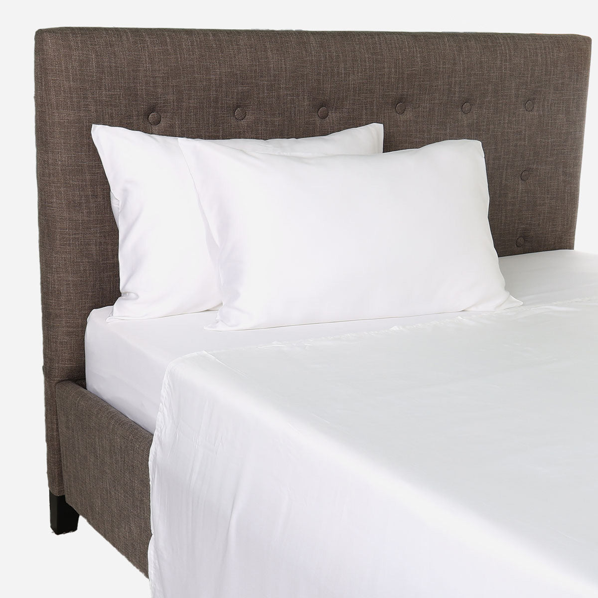 Family Home Naturel 4-Piece Bedsheet Set (White) - Twin