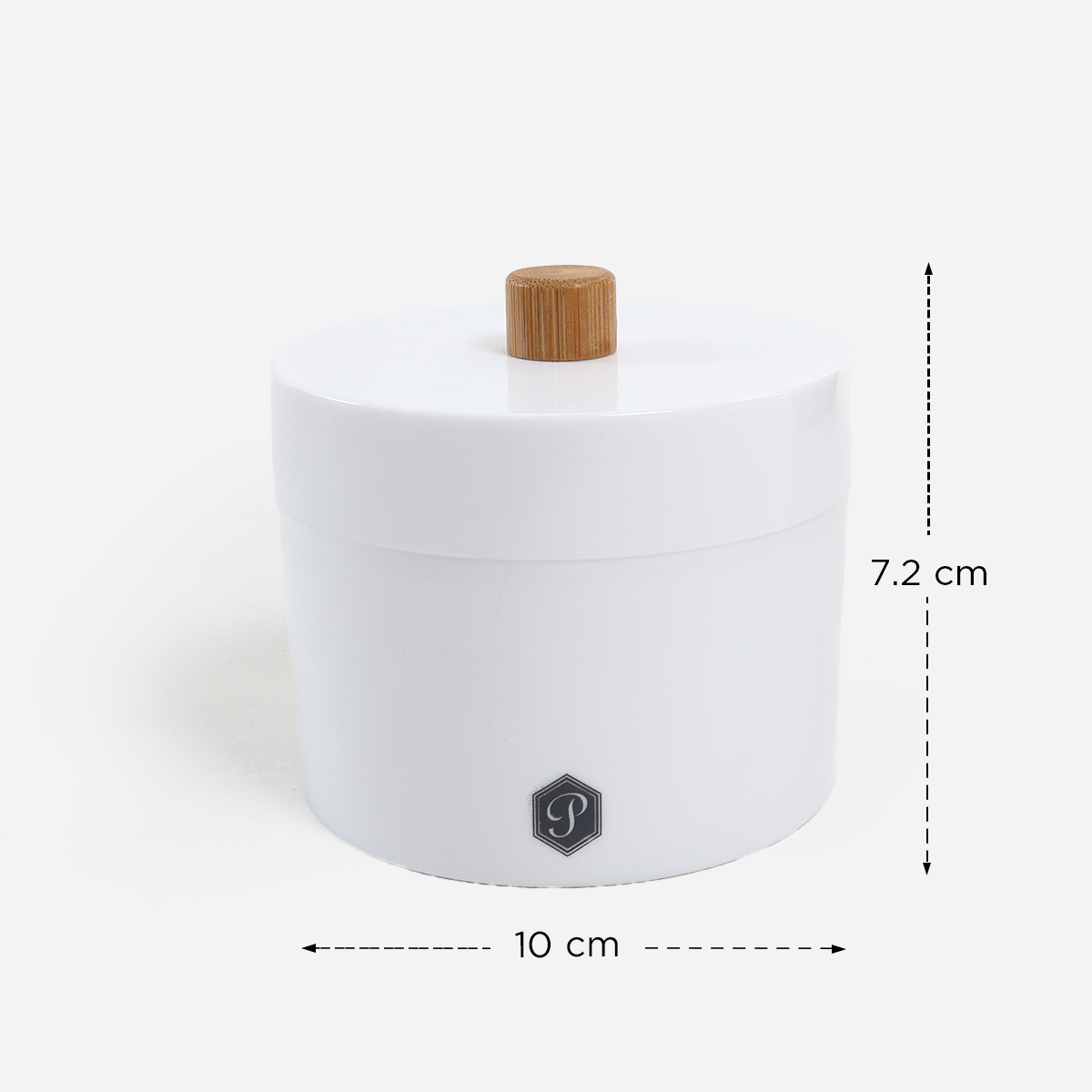 Primeo Bamboo Cotton Jar - White