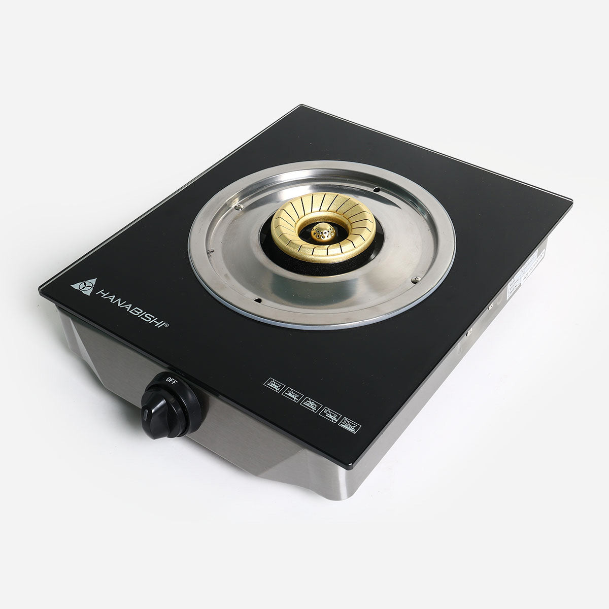 Hanabishi Glass Top Panel Single Burner