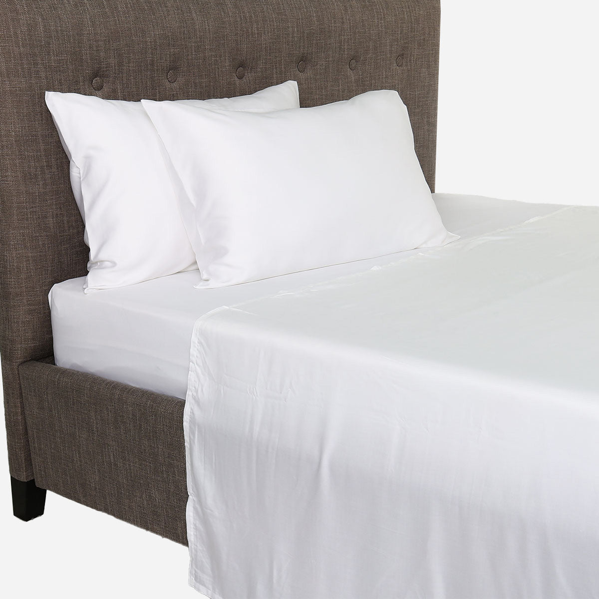 Family Home Naturel 4-Piece Bedsheet Set (White) - Twin