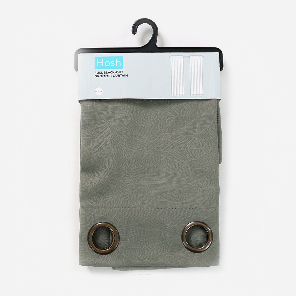 Hosh Full Blackout Window Curtain - Army Green