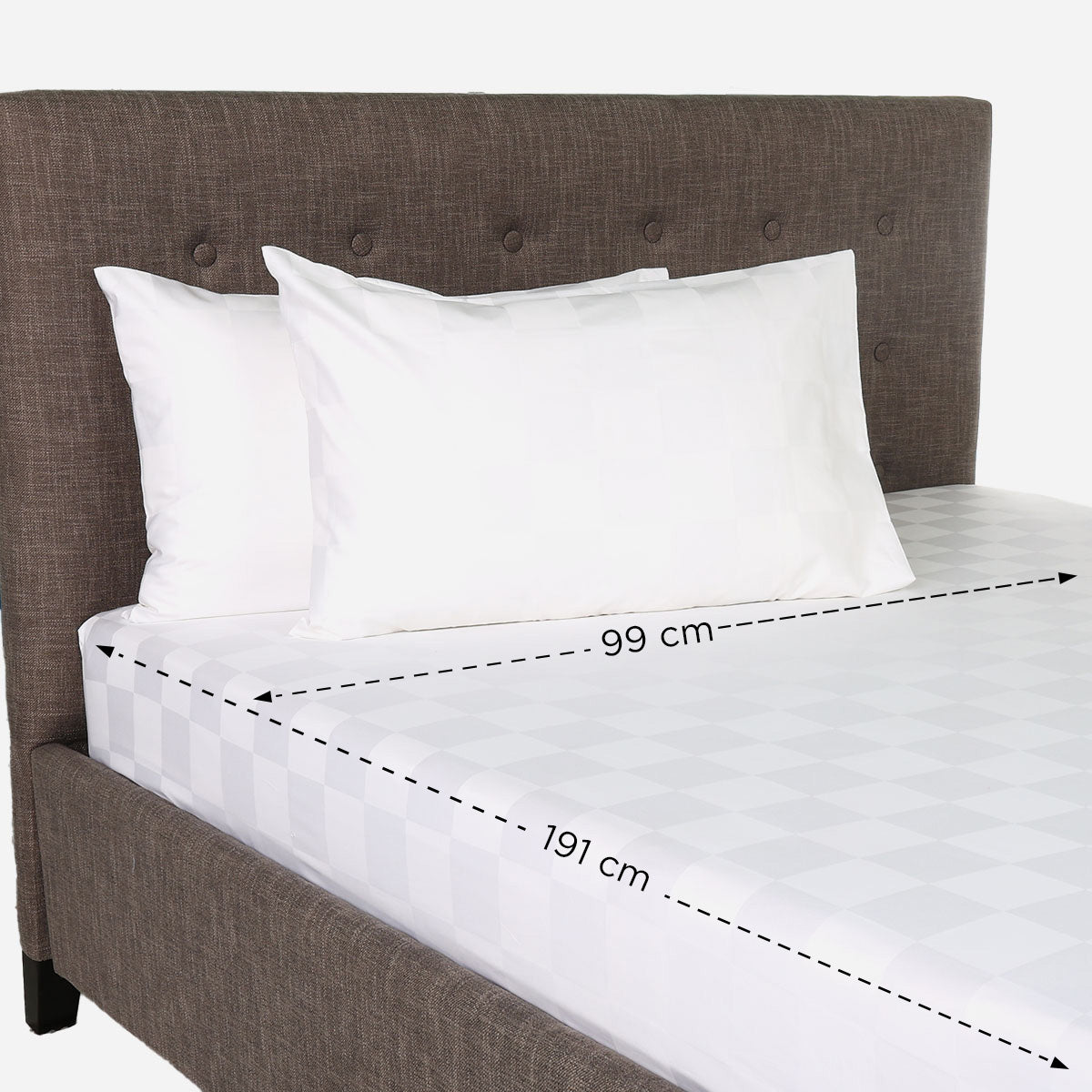 Family Home Hotel Living 3-Piece Bedsheet Set (Box White) - King