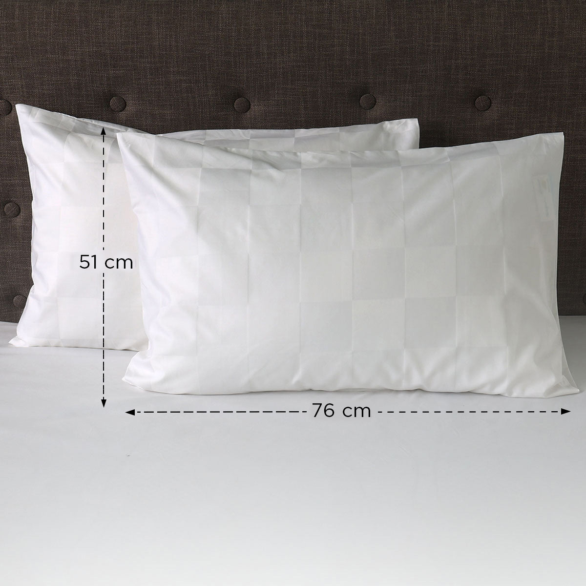 Family Home Hotel Living Standard Pillowcase - Boxed White