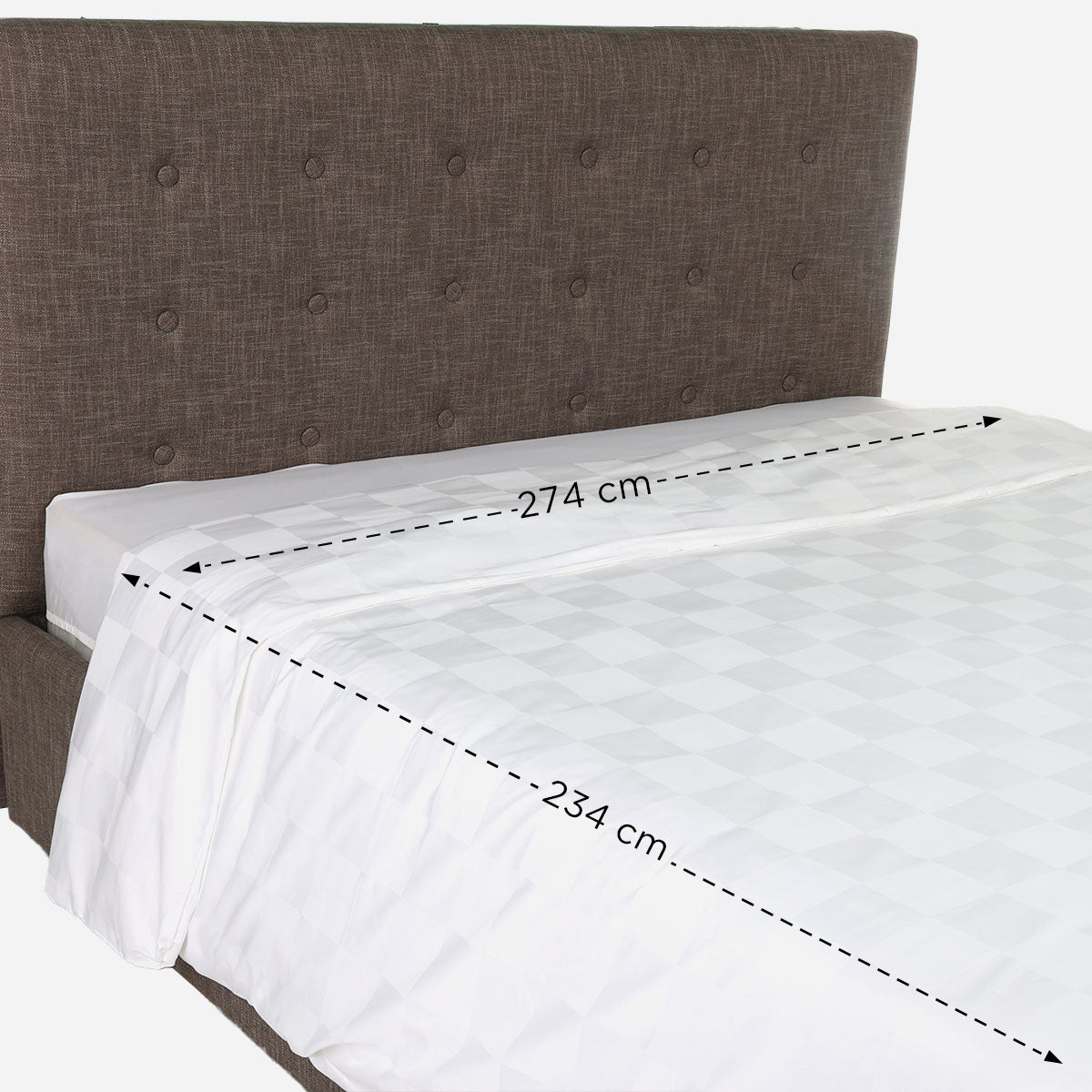 Family Home Hotel Living Duvet Cover (Boxed White) - King