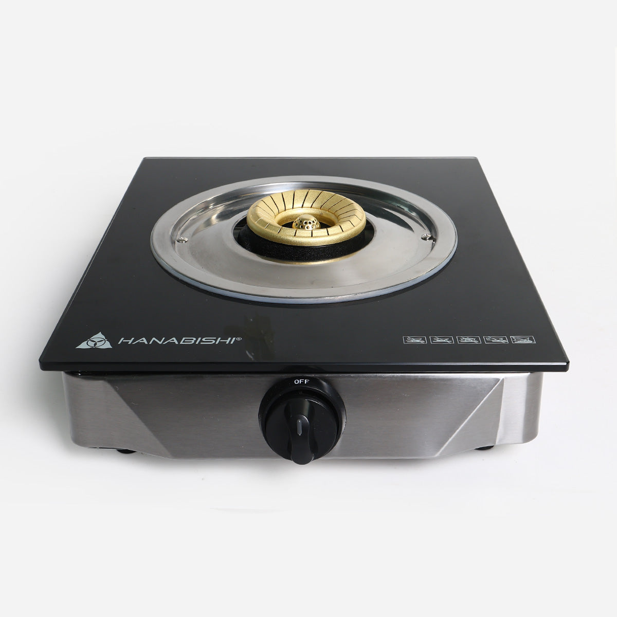 Hanabishi Glass Top Panel Single Burner
