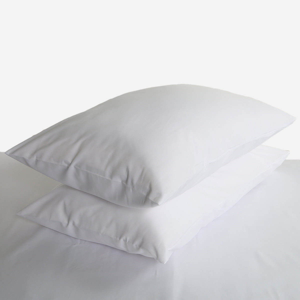 Royal Linen Silk Alternate Collection Pillowcase (White) - Queen