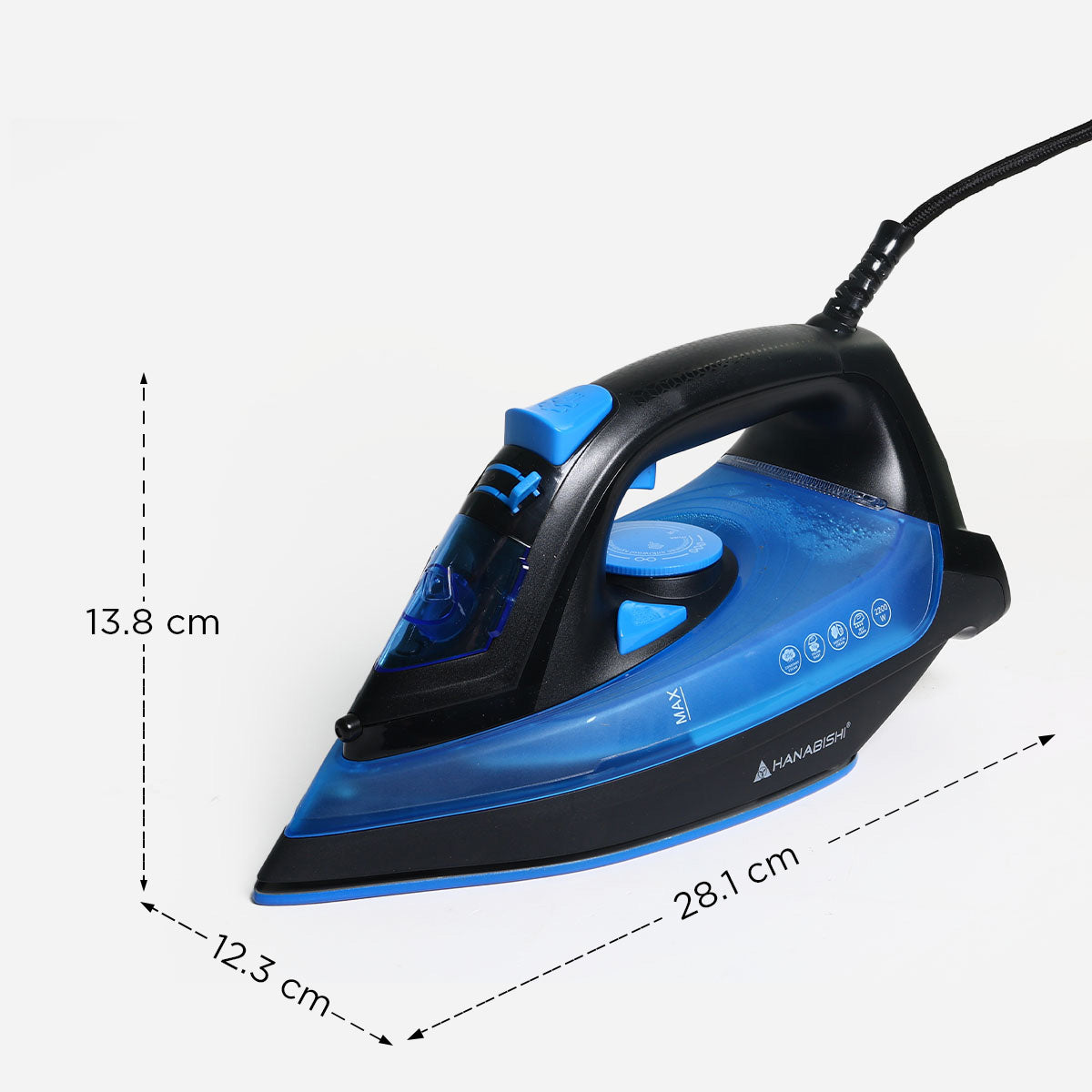 Hanabishi Steam Iron HI93CC - Blue