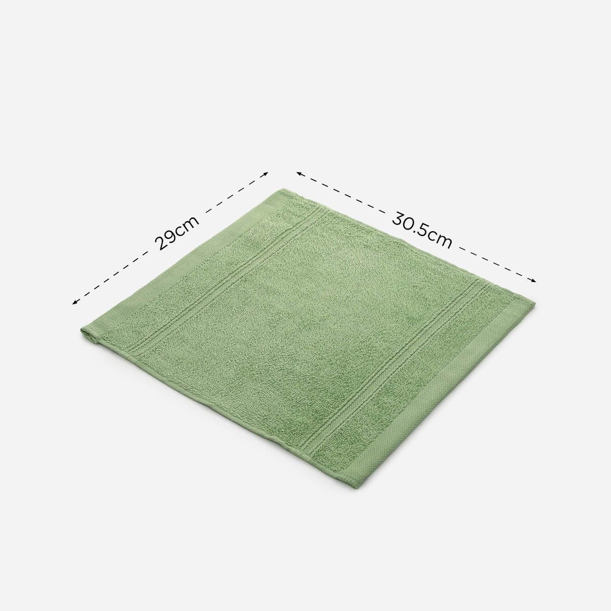 Hosh Bamboo Face Towel - Arcadian Green